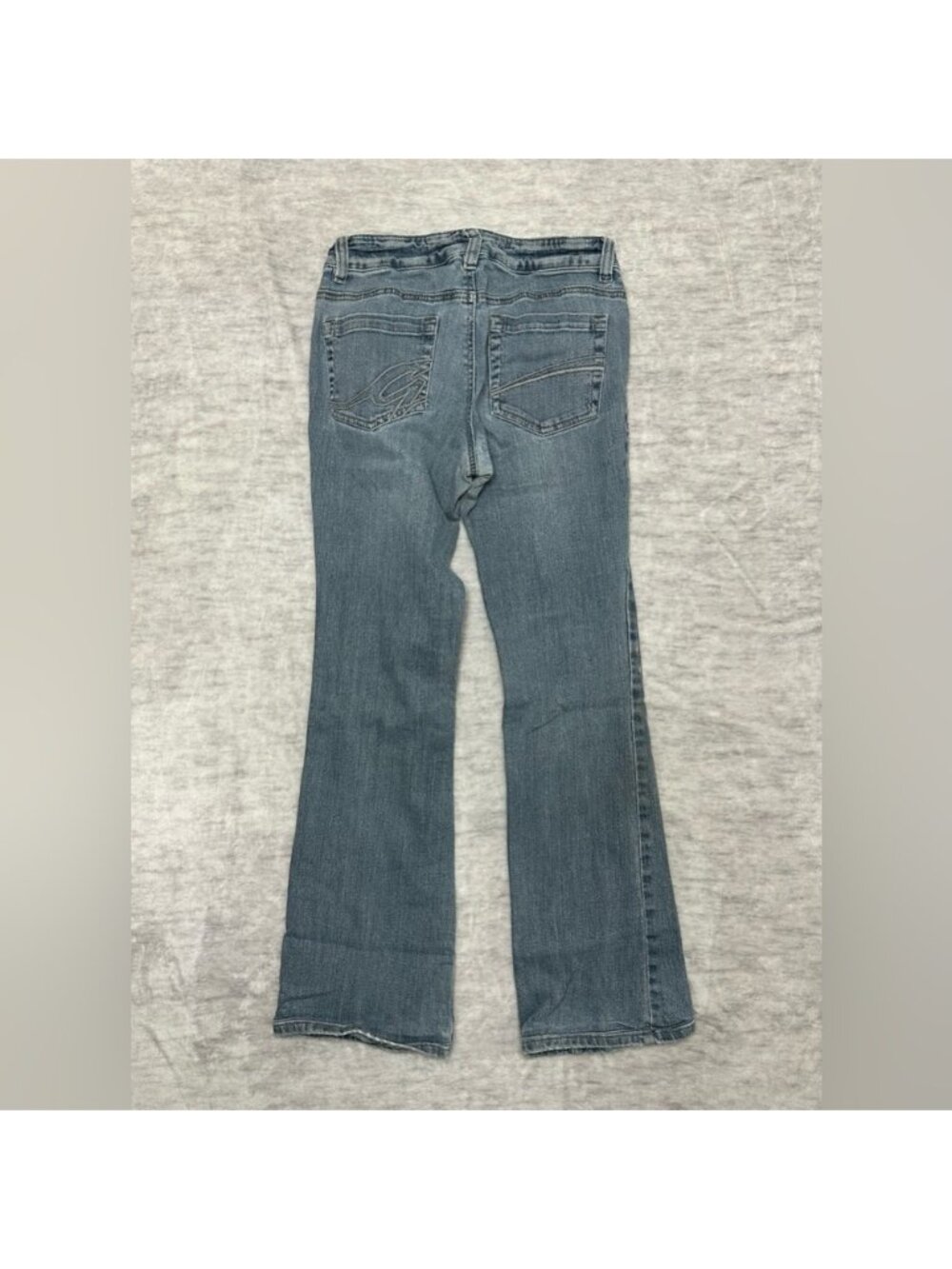 Garage Y2K Flare Jeans Low Rise Light Wash